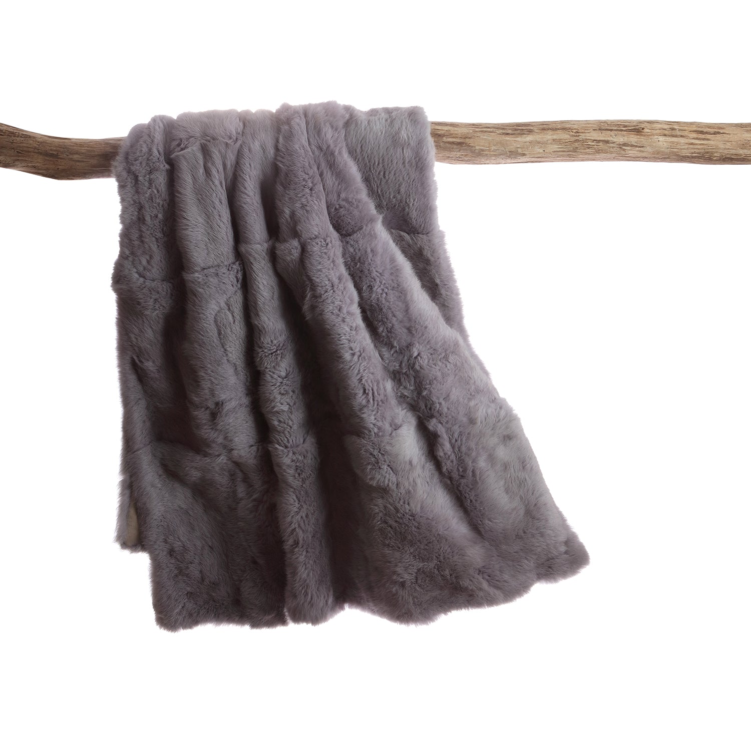 Rabbit Fur Luxury Throw Blanket - Image 3