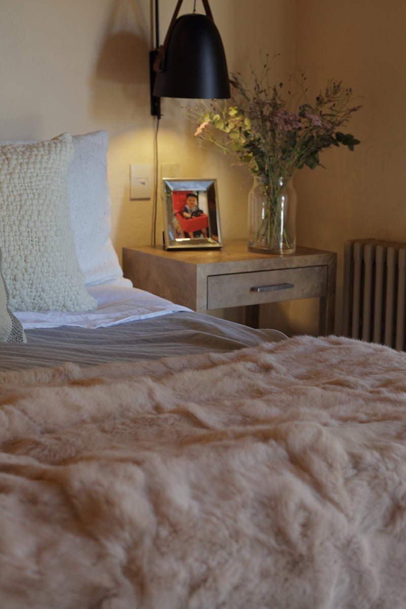 Rabbit Fur Luxury Throw Blanket - Image 11