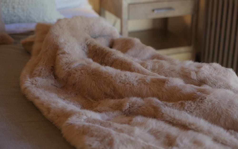 Rabbit Fur Luxury Throw Blanket - Image 13