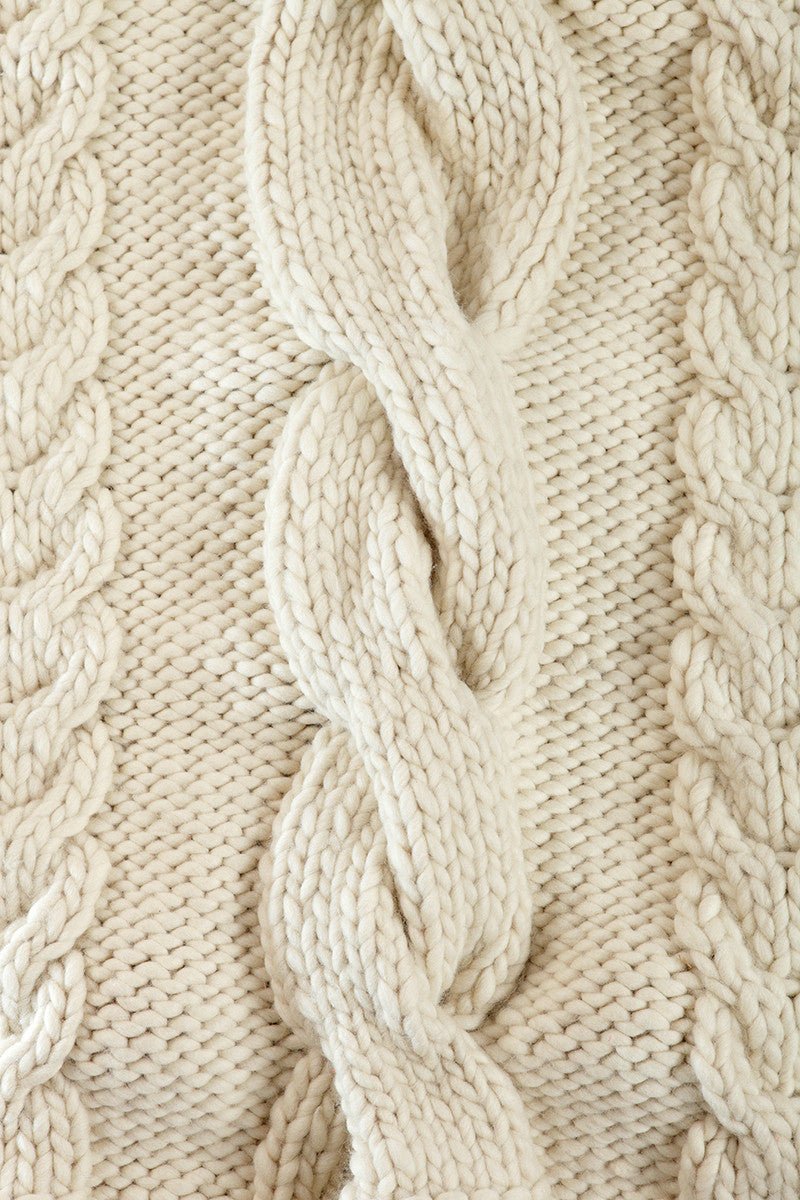 Sweater Knit Cozy Throw Blanket - Image 2