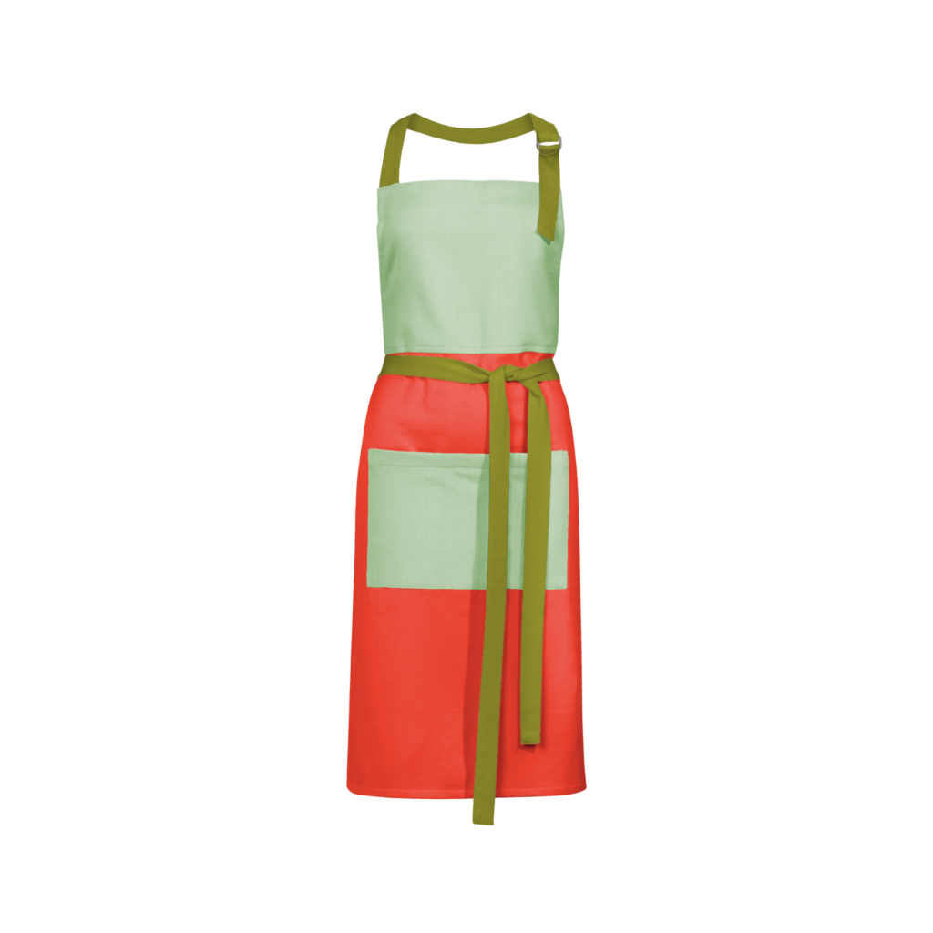 Berry Tone Cotton Kitchen Apron
