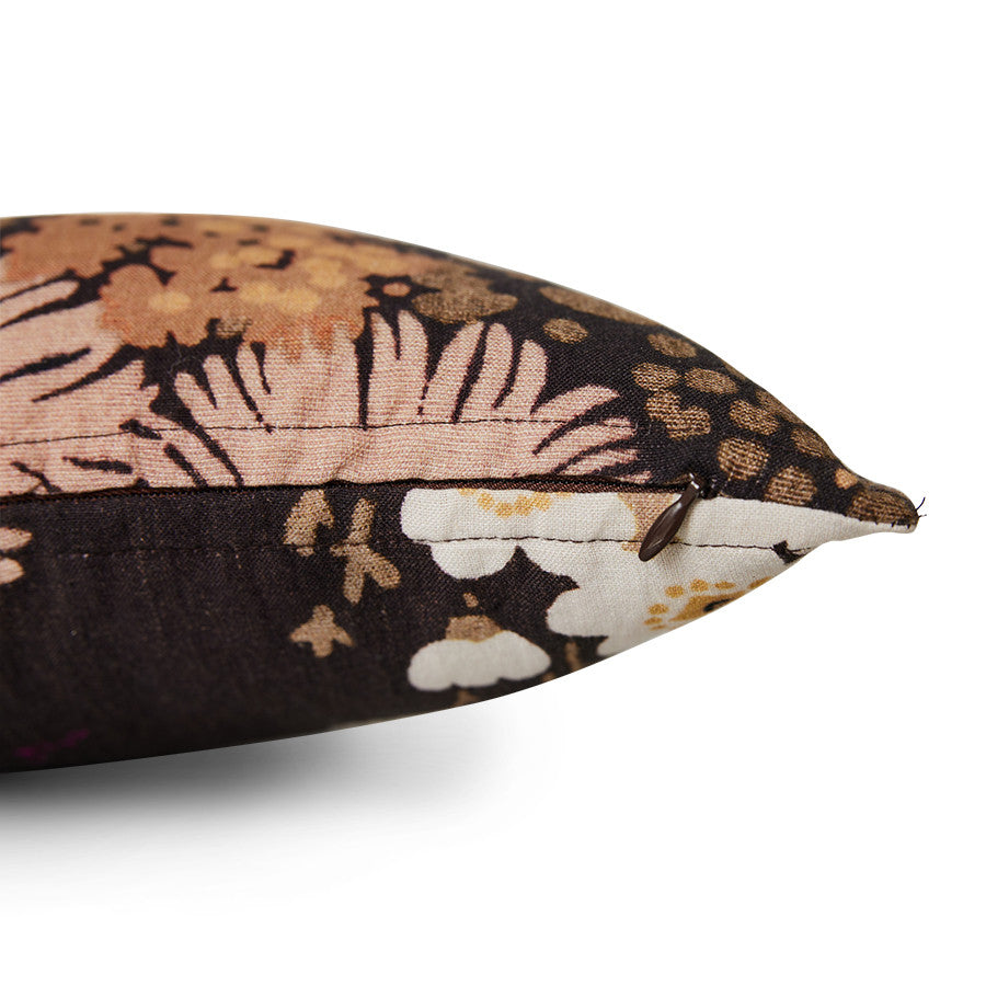 Rustic Monochrome Decorative Lumbar Pillow - Image 3